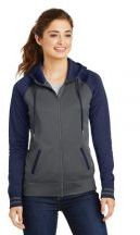 Sport-Tek® Ladies Sport-Wick® Varsity Fleece Full-Zip Hooded Jacket